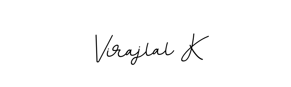 BallpointsItalic-DORy9 is a professional signature style that is perfect for those who want to add a touch of class to their signature. It is also a great choice for those who want to make their signature more unique. Get Virajlal K name to fancy signature for free. Virajlal K signature style 11 images and pictures png