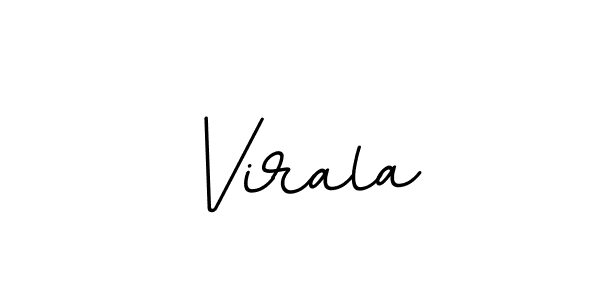 The best way (BallpointsItalic-DORy9) to make a short signature is to pick only two or three words in your name. The name Virala include a total of six letters. For converting this name. Virala signature style 11 images and pictures png