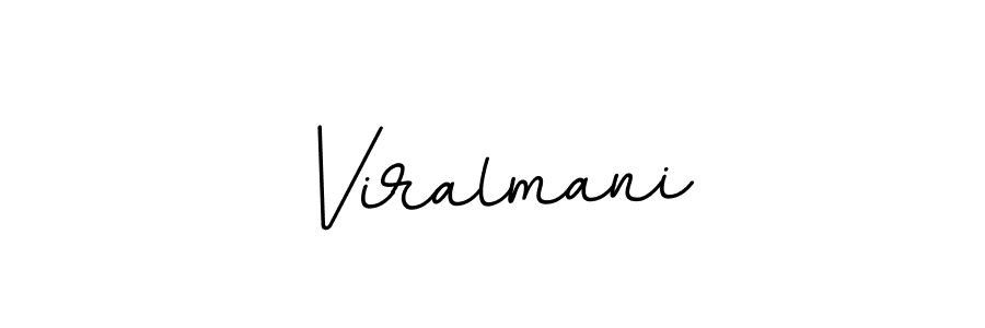 Create a beautiful signature design for name Viralmani. With this signature (BallpointsItalic-DORy9) fonts, you can make a handwritten signature for free. Viralmani signature style 11 images and pictures png