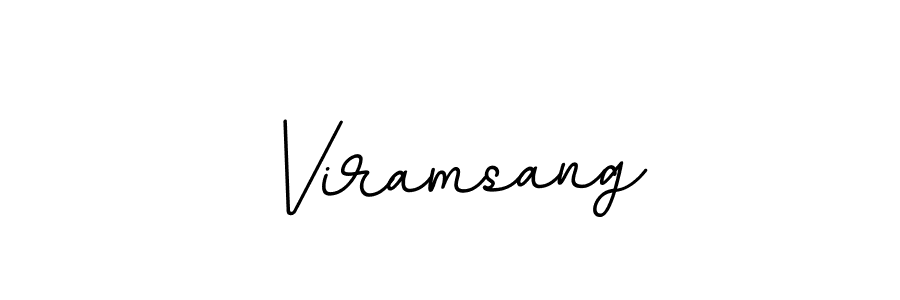 How to make Viramsang name signature. Use BallpointsItalic-DORy9 style for creating short signs online. This is the latest handwritten sign. Viramsang signature style 11 images and pictures png