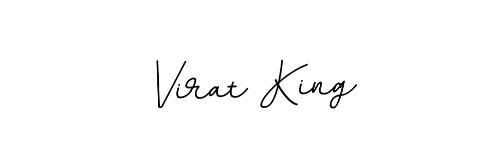 Similarly BallpointsItalic-DORy9 is the best handwritten signature design. Signature creator online .You can use it as an online autograph creator for name Virat King. Virat King signature style 11 images and pictures png