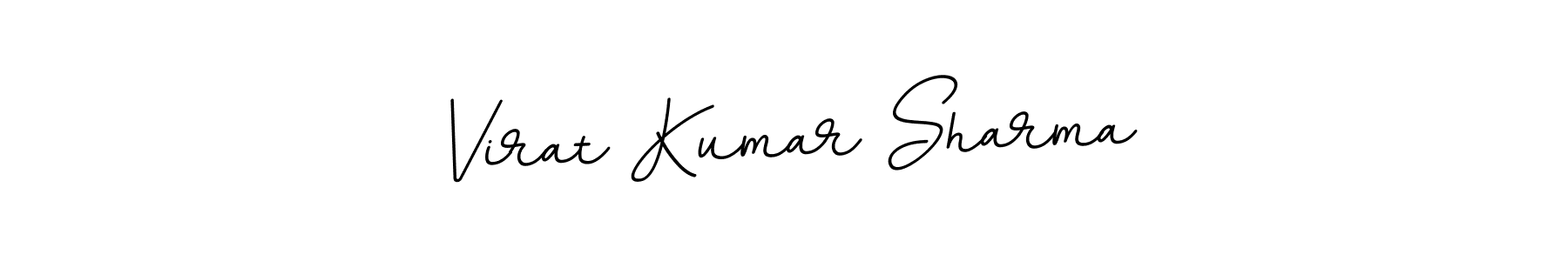 The best way (BallpointsItalic-DORy9) to make a short signature is to pick only two or three words in your name. The name Virat Kumar Sharma include a total of six letters. For converting this name. Virat Kumar Sharma signature style 11 images and pictures png