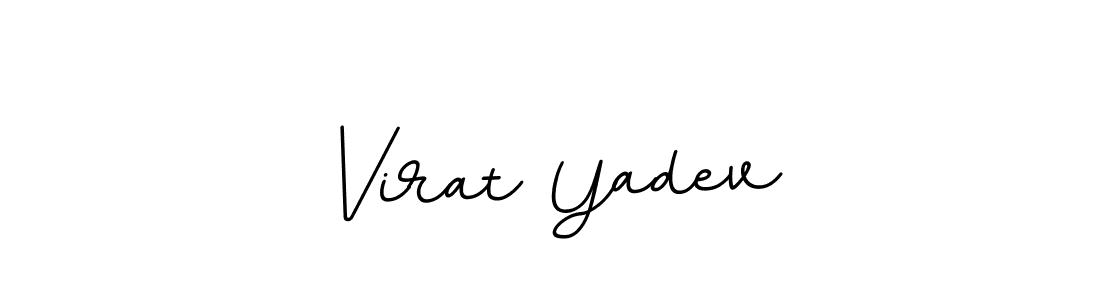 How to make Virat Yadev name signature. Use BallpointsItalic-DORy9 style for creating short signs online. This is the latest handwritten sign. Virat Yadev signature style 11 images and pictures png