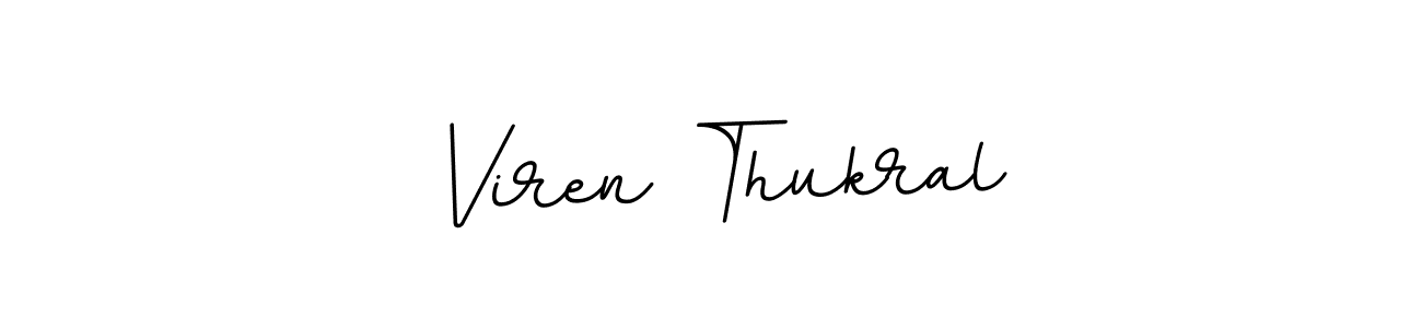 Viren Thukral stylish signature style. Best Handwritten Sign (BallpointsItalic-DORy9) for my name. Handwritten Signature Collection Ideas for my name Viren Thukral. Viren Thukral signature style 11 images and pictures png