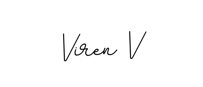 How to Draw Viren V signature style? BallpointsItalic-DORy9 is a latest design signature styles for name Viren V. Viren V signature style 11 images and pictures png