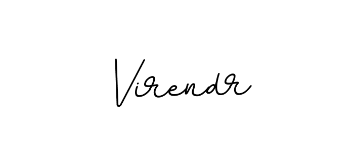 Use a signature maker to create a handwritten signature online. With this signature software, you can design (BallpointsItalic-DORy9) your own signature for name Virendr. Virendr signature style 11 images and pictures png