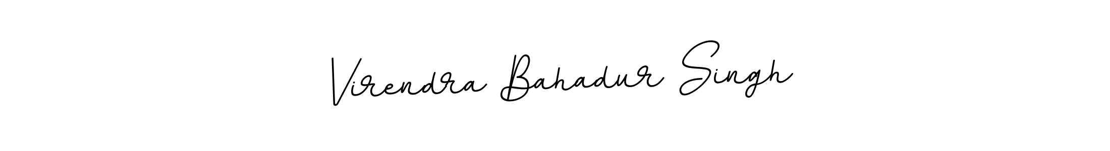 You should practise on your own different ways (BallpointsItalic-DORy9) to write your name (Virendra Bahadur Singh) in signature. don't let someone else do it for you. Virendra Bahadur Singh signature style 11 images and pictures png
