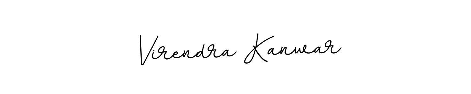 if you are searching for the best signature style for your name Virendra Kanwar. so please give up your signature search. here we have designed multiple signature styles  using BallpointsItalic-DORy9. Virendra Kanwar signature style 11 images and pictures png