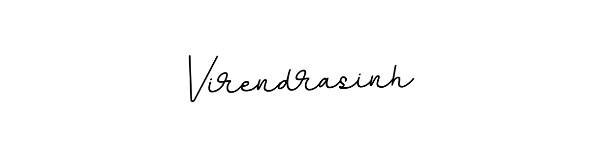 Create a beautiful signature design for name Virendrasinh. With this signature (BallpointsItalic-DORy9) fonts, you can make a handwritten signature for free. Virendrasinh signature style 11 images and pictures png