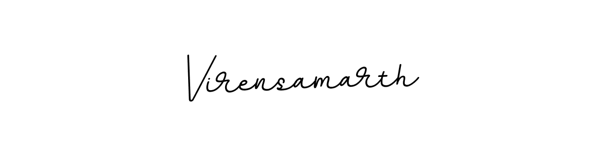 How to make Virensamarth name signature. Use BallpointsItalic-DORy9 style for creating short signs online. This is the latest handwritten sign. Virensamarth signature style 11 images and pictures png