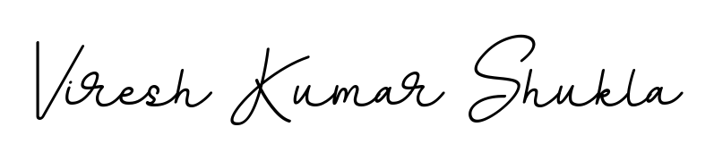 Designed for modern professionals: Viresh Kumar Shukla name signature crafted with BallpointsItalic-DORy9 script. Ready for digital PDF workflows. Viresh Kumar Shukla signature style 11 images and pictures png