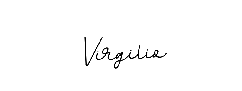 How to make Virgilio signature? BallpointsItalic-DORy9 is a professional autograph style. Create handwritten signature for Virgilio name. Virgilio signature style 11 images and pictures png