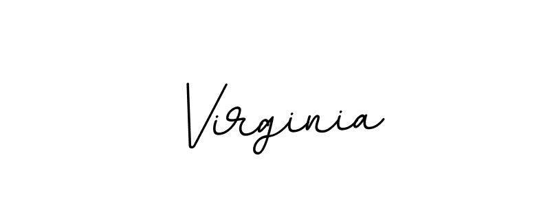 Virginia stylish signature style. Best Handwritten Sign (BallpointsItalic-DORy9) for my name. Handwritten Signature Collection Ideas for my name Virginia. Virginia signature style 11 images and pictures png