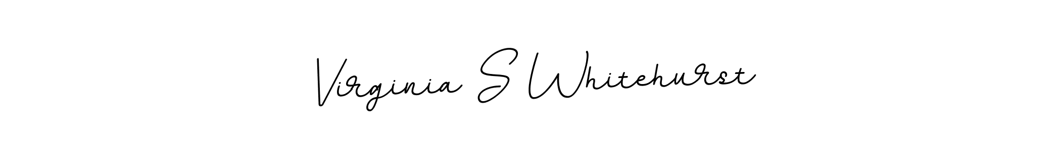 Create a beautiful signature design for name Virginia S Whitehurst. With this signature (BallpointsItalic-DORy9) fonts, you can make a handwritten signature for free. Virginia S Whitehurst signature style 11 images and pictures png