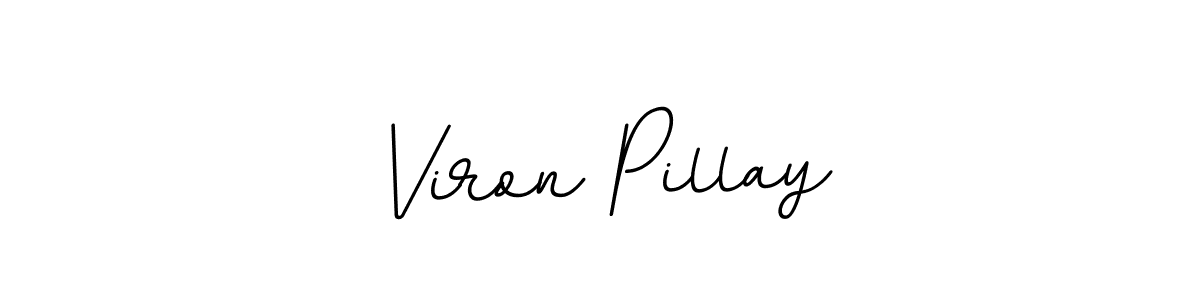 Viron Pillay stylish signature style. Best Handwritten Sign (BallpointsItalic-DORy9) for my name. Handwritten Signature Collection Ideas for my name Viron Pillay. Viron Pillay signature style 11 images and pictures png
