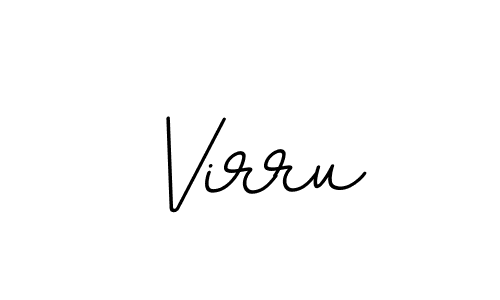 How to make Virru name signature. Use BallpointsItalic-DORy9 style for creating short signs online. This is the latest handwritten sign. Virru signature style 11 images and pictures png