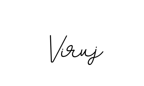 if you are searching for the best signature style for your name Viruj. so please give up your signature search. here we have designed multiple signature styles  using BallpointsItalic-DORy9. Viruj signature style 11 images and pictures png