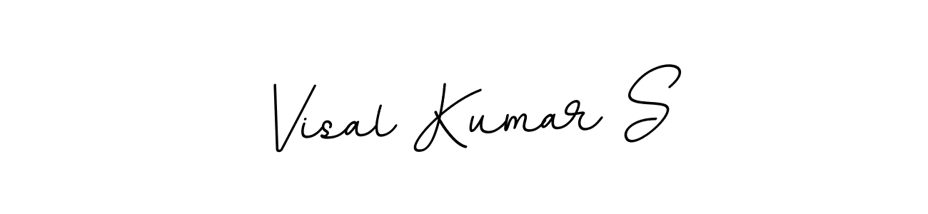 Also You can easily find your signature by using the search form. We will create Visal Kumar S name handwritten signature images for you free of cost using BallpointsItalic-DORy9 sign style. Visal Kumar S signature style 11 images and pictures png