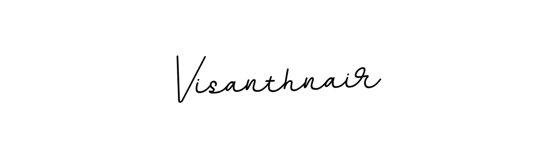 How to make Visanthnair signature? BallpointsItalic-DORy9 is a professional autograph style. Create handwritten signature for Visanthnair name. Visanthnair signature style 11 images and pictures png
