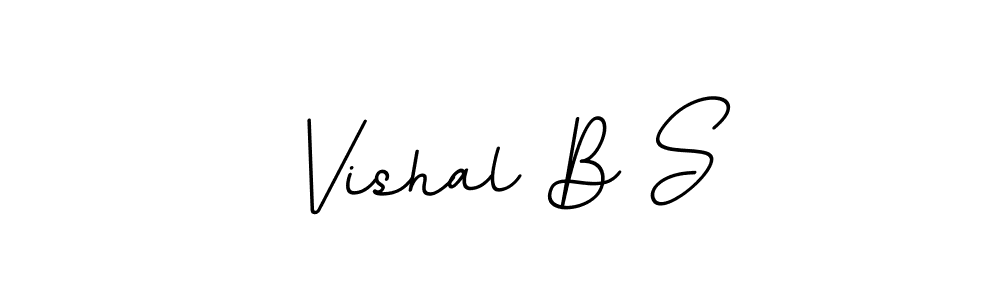 How to Draw Vishal B S signature style? BallpointsItalic-DORy9 is a latest design signature styles for name Vishal B S. Vishal B S signature style 11 images and pictures png