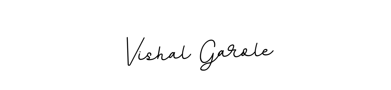 Design your own signature with our free online signature maker. With this signature software, you can create a handwritten (BallpointsItalic-DORy9) signature for name Vishal Garole. Vishal Garole signature style 11 images and pictures png