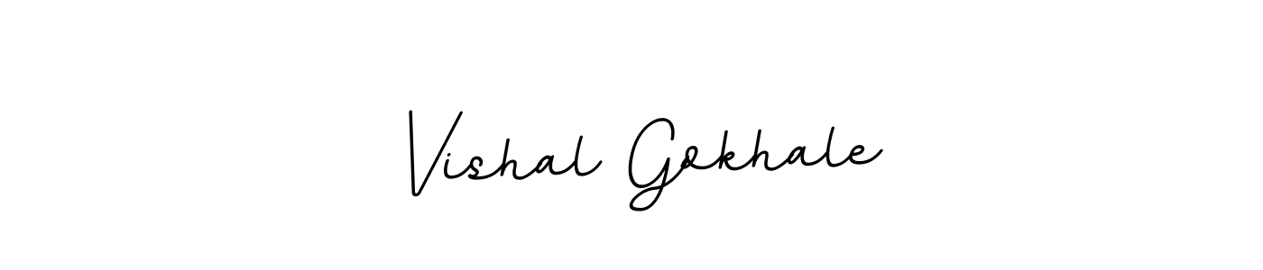 if you are searching for the best signature style for your name Vishal Gokhale. so please give up your signature search. here we have designed multiple signature styles  using BallpointsItalic-DORy9. Vishal Gokhale signature style 11 images and pictures png