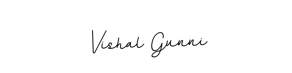 if you are searching for the best signature style for your name Vishal Gunni. so please give up your signature search. here we have designed multiple signature styles  using BallpointsItalic-DORy9. Vishal Gunni signature style 11 images and pictures png