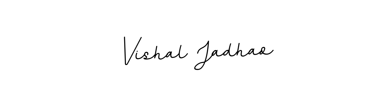 How to make Vishal Jadhao name signature. Use BallpointsItalic-DORy9 style for creating short signs online. This is the latest handwritten sign. Vishal Jadhao signature style 11 images and pictures png