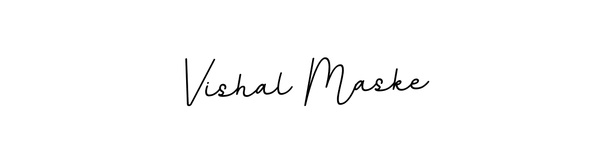 Vishal Maske stylish signature style. Best Handwritten Sign (BallpointsItalic-DORy9) for my name. Handwritten Signature Collection Ideas for my name Vishal Maske. Vishal Maske signature style 11 images and pictures png