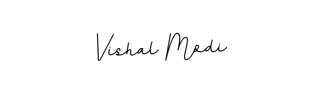 How to make Vishal Modi name signature. Use BallpointsItalic-DORy9 style for creating short signs online. This is the latest handwritten sign. Vishal Modi signature style 11 images and pictures png