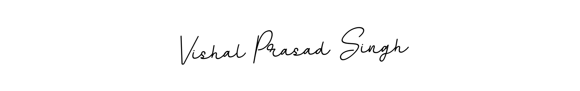 Use a signature maker to create a handwritten signature online. With this signature software, you can design (BallpointsItalic-DORy9) your own signature for name Vishal Prasad Singh. Vishal Prasad Singh signature style 11 images and pictures png