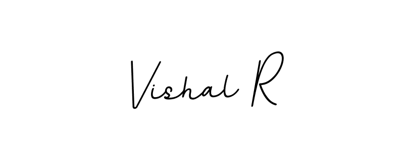 How to Draw Vishal R signature style? BallpointsItalic-DORy9 is a latest design signature styles for name Vishal R. Vishal R signature style 11 images and pictures png