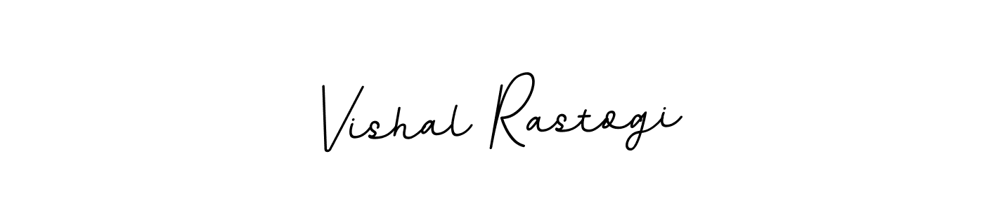 Design your own signature with our free online signature maker. With this signature software, you can create a handwritten (BallpointsItalic-DORy9) signature for name Vishal Rastogi. Vishal Rastogi signature style 11 images and pictures png