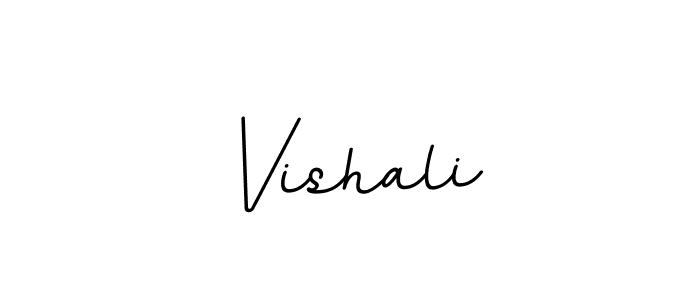 Vishali stylish signature style. Best Handwritten Sign (BallpointsItalic-DORy9) for my name. Handwritten Signature Collection Ideas for my name Vishali. Vishali signature style 11 images and pictures png