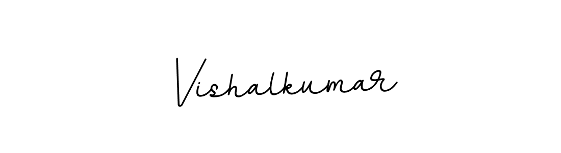 How to make Vishalkumar signature? BallpointsItalic-DORy9 is a professional autograph style. Create handwritten signature for Vishalkumar name. Vishalkumar signature style 11 images and pictures png
