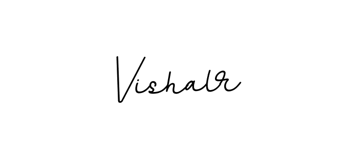 The best way (BallpointsItalic-DORy9) to make a short signature is to pick only two or three words in your name. The name Vishalr include a total of six letters. For converting this name. Vishalr signature style 11 images and pictures png