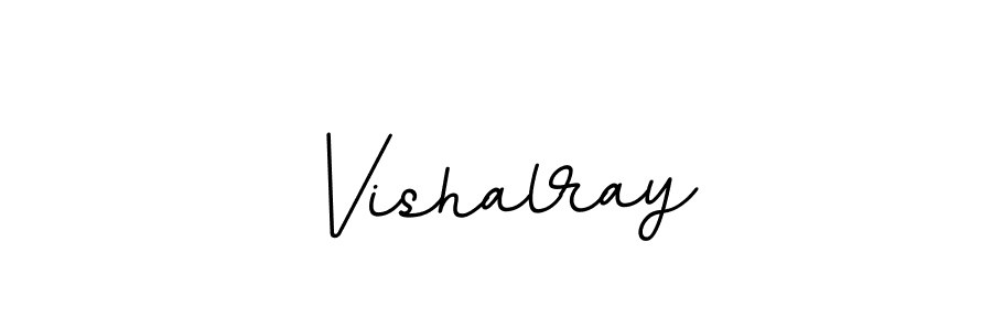 Make a beautiful signature design for name Vishalray. With this signature (BallpointsItalic-DORy9) style, you can create a handwritten signature for free. Vishalray signature style 11 images and pictures png