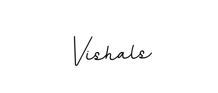 Vishals stylish signature style. Best Handwritten Sign (BallpointsItalic-DORy9) for my name. Handwritten Signature Collection Ideas for my name Vishals. Vishals signature style 11 images and pictures png