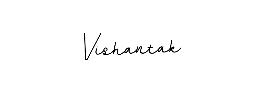 Use a signature maker to create a handwritten signature online. With this signature software, you can design (BallpointsItalic-DORy9) your own signature for name Vishantak. Vishantak signature style 11 images and pictures png