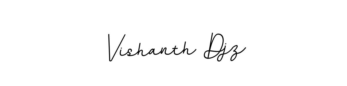 Create a beautiful signature design for name Vishanth Djz. With this signature (BallpointsItalic-DORy9) fonts, you can make a handwritten signature for free. Vishanth Djz signature style 11 images and pictures png