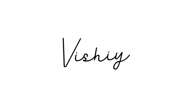 Create a beautiful signature design for name Vishiy. With this signature (BallpointsItalic-DORy9) fonts, you can make a handwritten signature for free. Vishiy signature style 11 images and pictures png