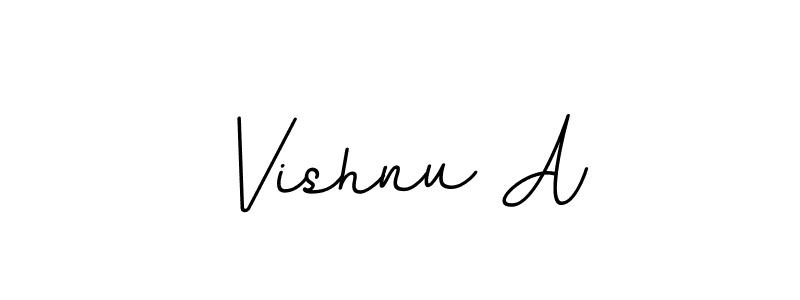 if you are searching for the best signature style for your name Vishnu A. so please give up your signature search. here we have designed multiple signature styles  using BallpointsItalic-DORy9. Vishnu A signature style 11 images and pictures png