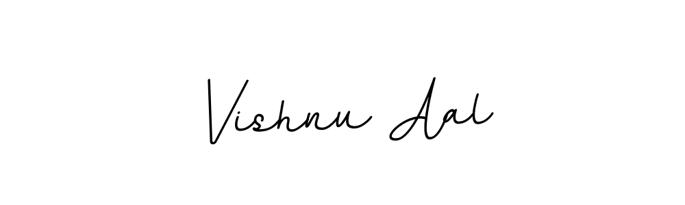 Design your own signature with our free online signature maker. With this signature software, you can create a handwritten (BallpointsItalic-DORy9) signature for name Vishnu Aal. Vishnu Aal signature style 11 images and pictures png