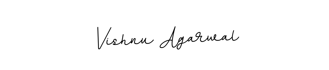 Vishnu Agarwal stylish signature style. Best Handwritten Sign (BallpointsItalic-DORy9) for my name. Handwritten Signature Collection Ideas for my name Vishnu Agarwal. Vishnu Agarwal signature style 11 images and pictures png