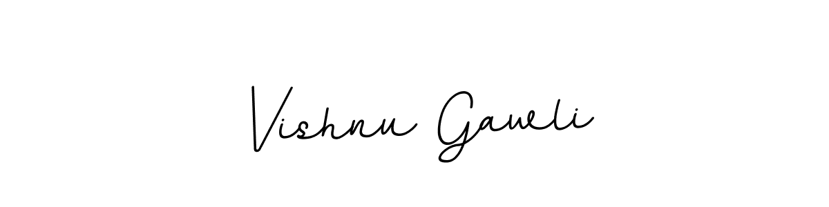 Make a beautiful signature design for name Vishnu Gawli. Use this online signature maker to create a handwritten signature for free. Vishnu Gawli signature style 11 images and pictures png