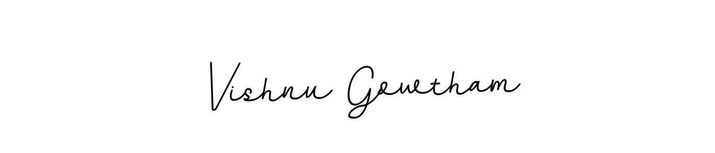 You can use this online signature creator to create a handwritten signature for the name Vishnu Gowtham. This is the best online autograph maker. Vishnu Gowtham signature style 11 images and pictures png