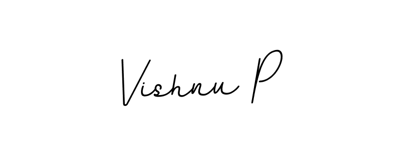 Make a beautiful signature design for name Vishnu P. Use this online signature maker to create a handwritten signature for free. Vishnu P signature style 11 images and pictures png