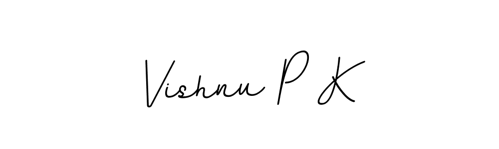 Also we have Vishnu P K name is the best signature style. Create professional handwritten signature collection using BallpointsItalic-DORy9 autograph style. Vishnu P K signature style 11 images and pictures png