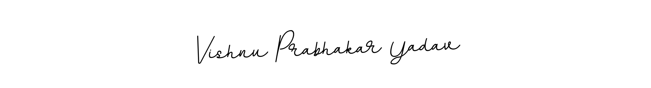 Make a beautiful signature design for name Vishnu Prabhakar Yadav. With this signature (BallpointsItalic-DORy9) style, you can create a handwritten signature for free. Vishnu Prabhakar Yadav signature style 11 images and pictures png