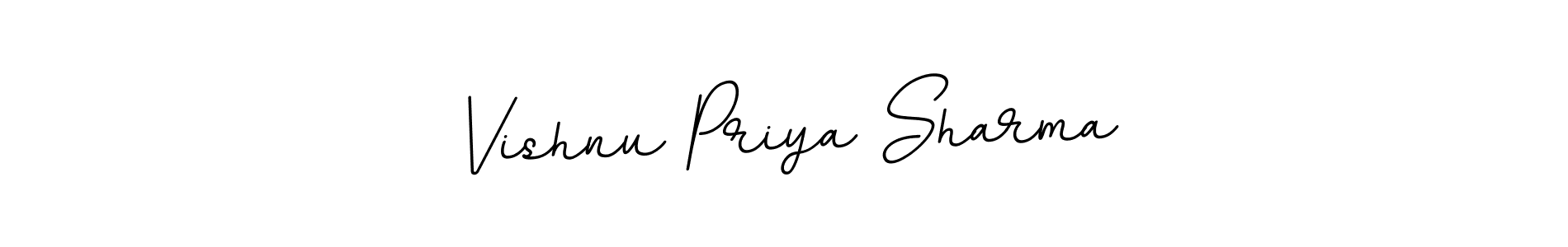 Vishnu Priya Sharma stylish signature style. Best Handwritten Sign (BallpointsItalic-DORy9) for my name. Handwritten Signature Collection Ideas for my name Vishnu Priya Sharma. Vishnu Priya Sharma signature style 11 images and pictures png